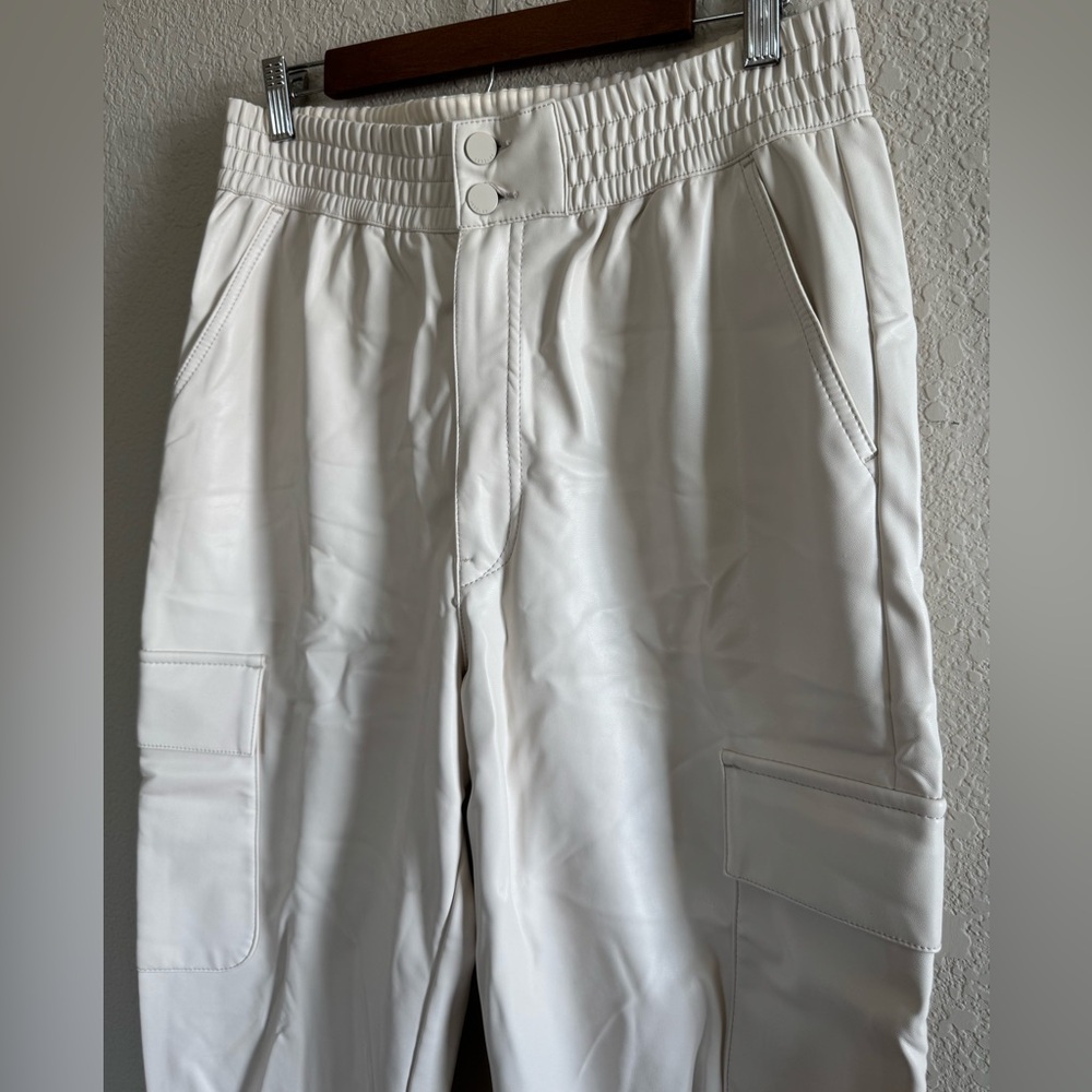 Abercrombie & Fitch Faux Leather Joggers - Picture 2 of 5